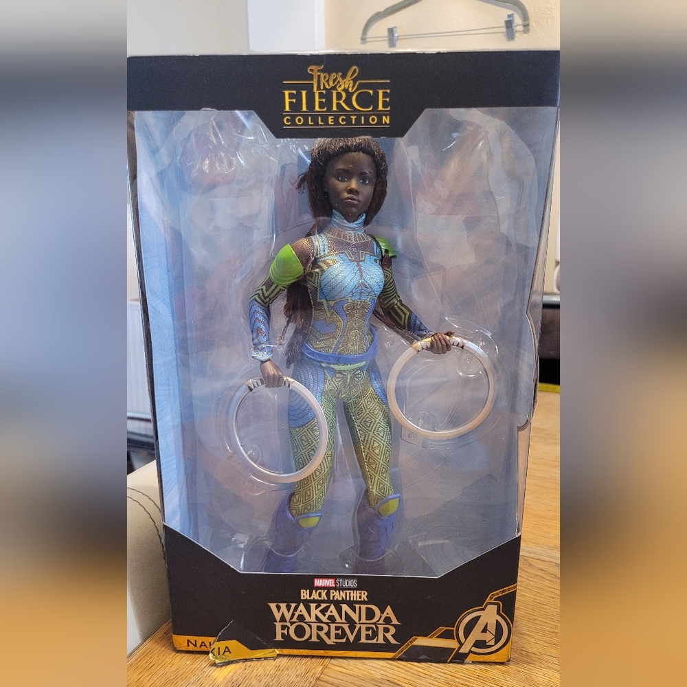 Wakanda forever black panther nakia doll marvel fresh fierce collection